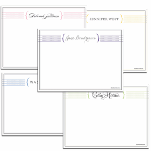 Allegro Notecards - Set of 20