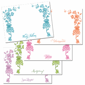 Hand-Drawn Flowers Notecards - Set of 20