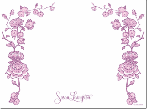 Hand-Drawn Flowers Notecards - Set of 20