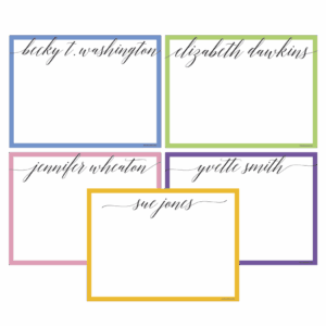 Calligraphy Notecards - Set of 20
