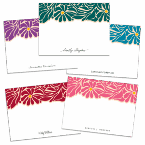 Groovy Floral Notecards - Set of 20