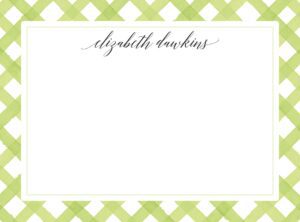 Checkered Notecards - Set of 20