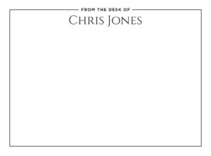 From The Desk Notecards - Set of 20