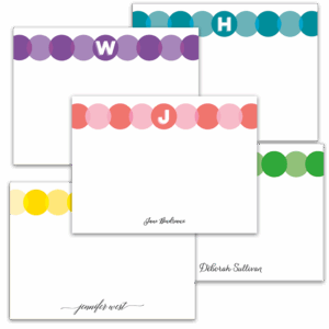 Modern Dots Notecards - Set of 20