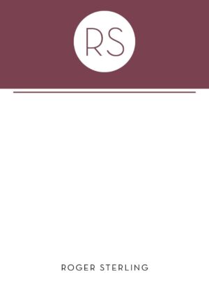 Mr. Monogram - Set of 20