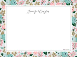 Ms. Floral Notecards - Set of 20