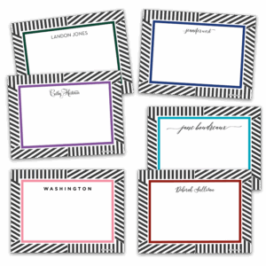 Patternly Stripes Notecards - Set of 20