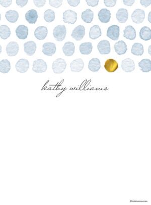 Soft Dots Notecards - Set of 20