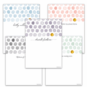 Soft Dots Notecards - Set of 20