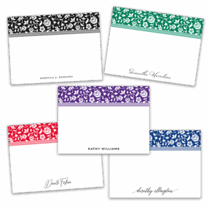 Grecian Floral Notecards - Set of 20