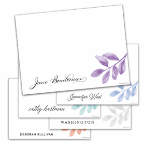 Watercolor Branch Notecards - Set of 20